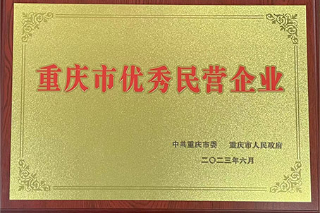 2023年重庆市优秀民营企业